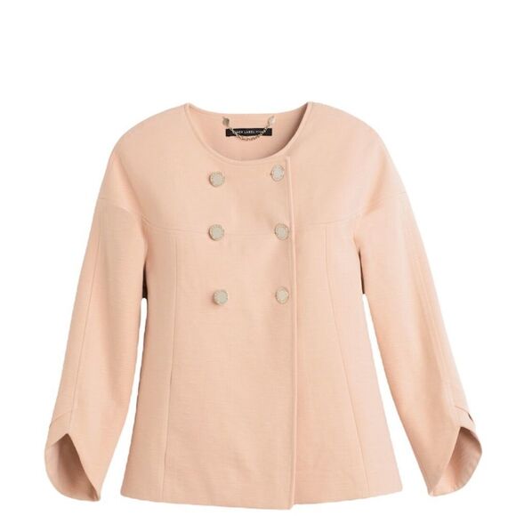 Chico’s BLACK LABEL Slub Cropped Jacket - Picture 4 of 11